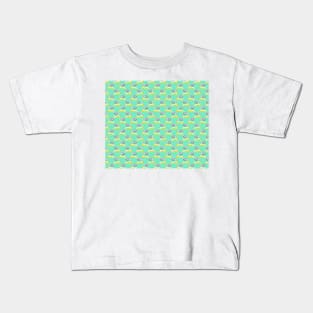 Axolotl and Turtle Pattern Kids T-Shirt